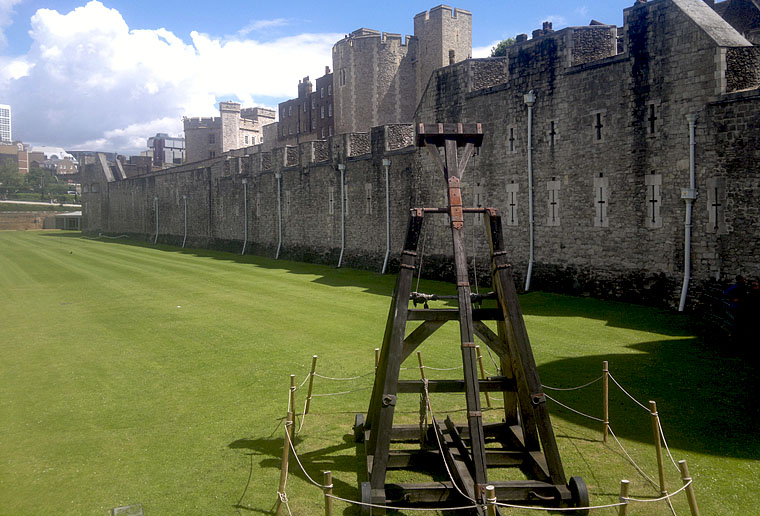 West Moat Wall, Tower of London work done by London Stone Conservators