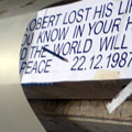 Robert Levy Memorial Bench Hackney Town Hall