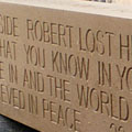 Robert Levy Memorial Bench Hackney Town Hall